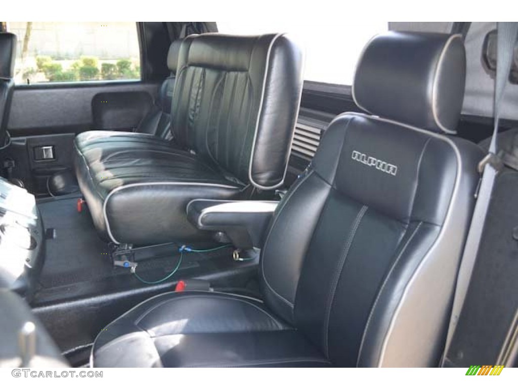 Ebony/Pewter Interior 2006 Hummer H1 Alpha Open Top Photo #71253231
