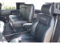 2006 Hummer H1 Ebony/Pewter Interior Rear Seat Photo