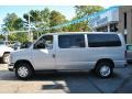 2008 Silver Metallic Ford E Series Van E350 Super Duty XLT Passenger  photo #3