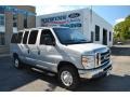 2008 Silver Metallic Ford E Series Van E350 Super Duty XLT Passenger  photo #7