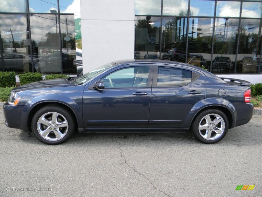 2008 Avenger R/T - Modern Blue Pearl / Dark Slate Gray/Light Slate Gray photo #2
