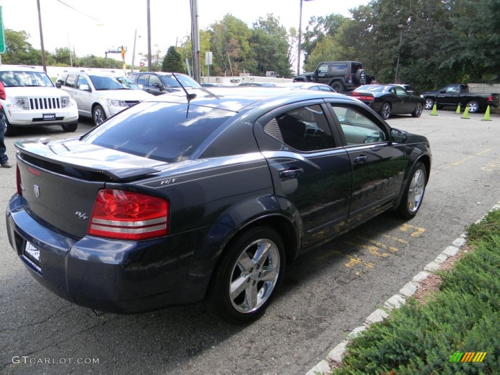 2008 Avenger R/T - Modern Blue Pearl / Dark Slate Gray/Light Slate Gray photo #4
