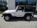 2004 Bright Silver Metallic Jeep Wrangler X 4x4  photo #2