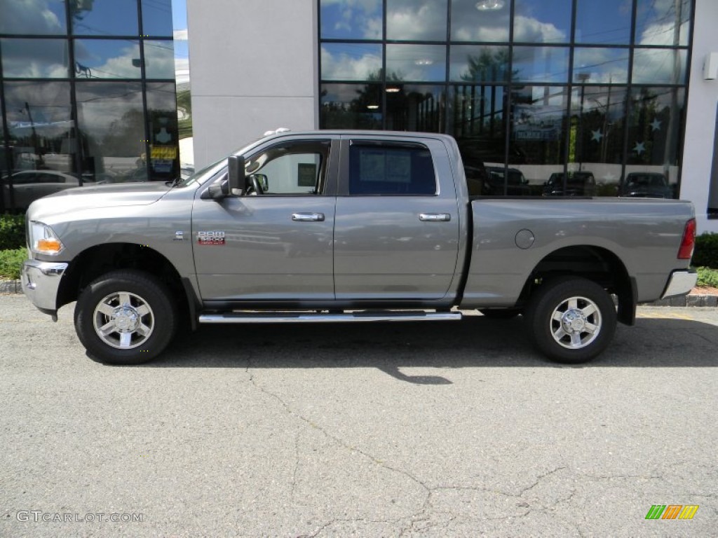 2010 Ram 3500 SLT Crew Cab 4x4 - Mineral Gray Metallic / Dark Slate/Medium Graystone photo #2