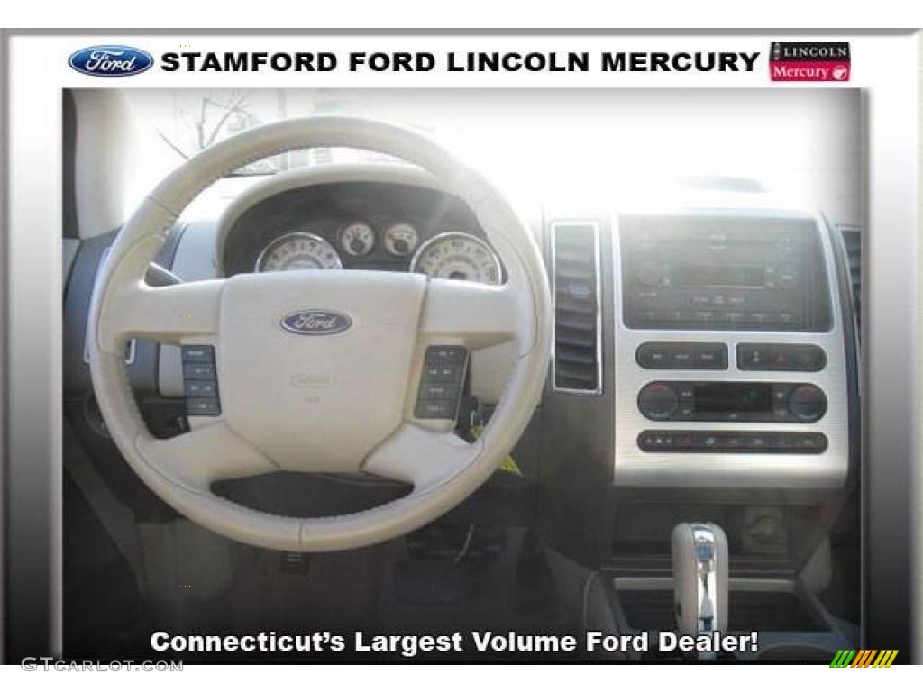 2007 Edge SEL Plus AWD - Carbon Metallic / Camel photo #7