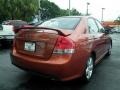 2008 Electric Orange Kia Spectra SX Sedan  photo #21