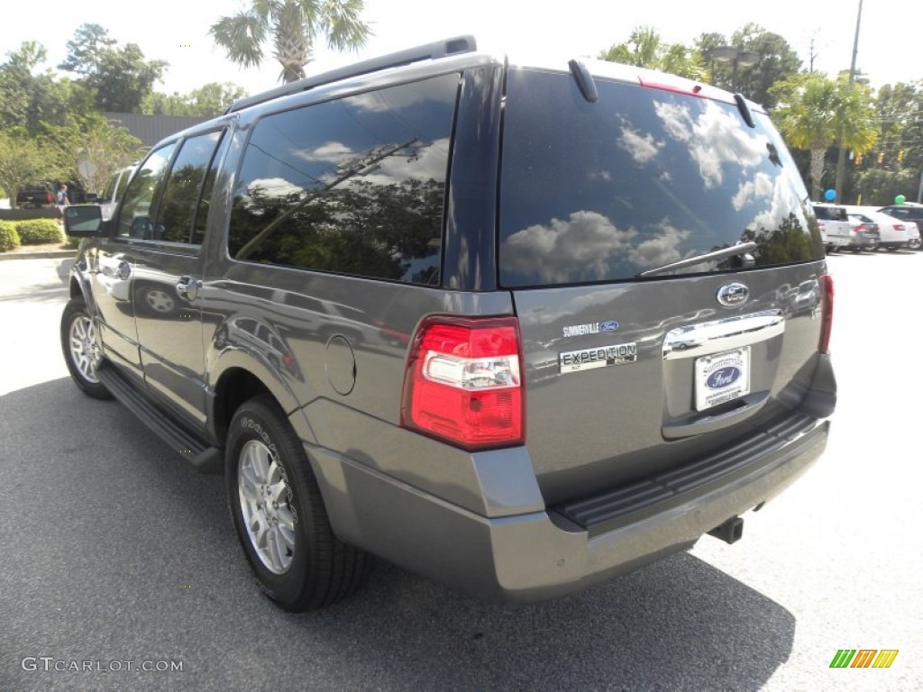 2012 Expedition EL XLT - Sterling Gray Metallic / Camel photo #19