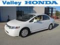 Taffeta White - Civic Hybrid Sedan Photo No. 1