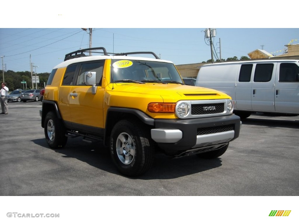 Sun Fusion Yellow 2009 Toyota FJ Cruiser 4WD Exterior Photo #71257134