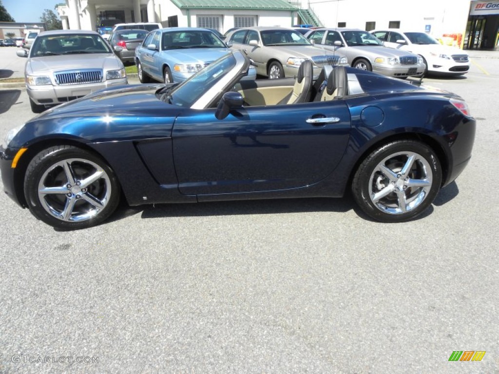 Midnight Blue 2007 Saturn Sky Roadster Exterior Photo #71257354