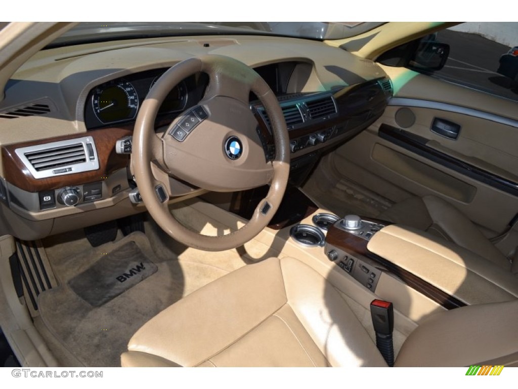 2007 7 Series 750i Sedan - Sterling Grey Metallic / Natural Brown photo #4