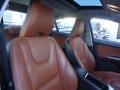 2011 Volvo S60 Beechwood Brown/Off Black Interior Front Seat Photo