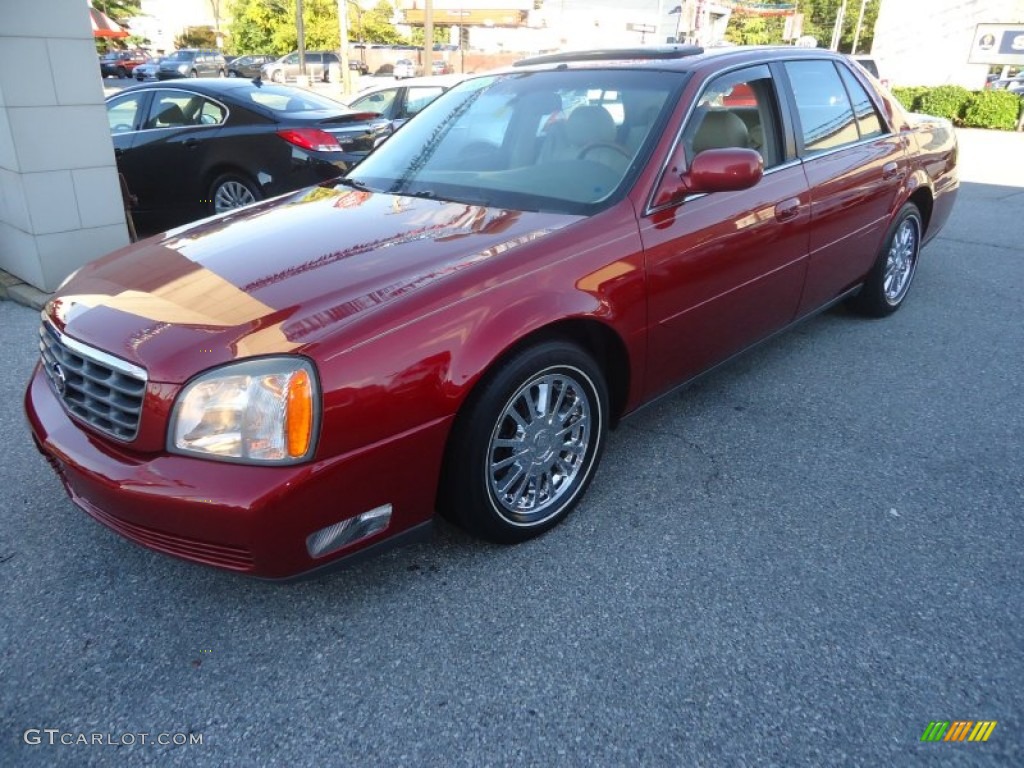 Crimson Red Pearl 2003 Cadillac DeVille DHS Exterior Photo #71261527