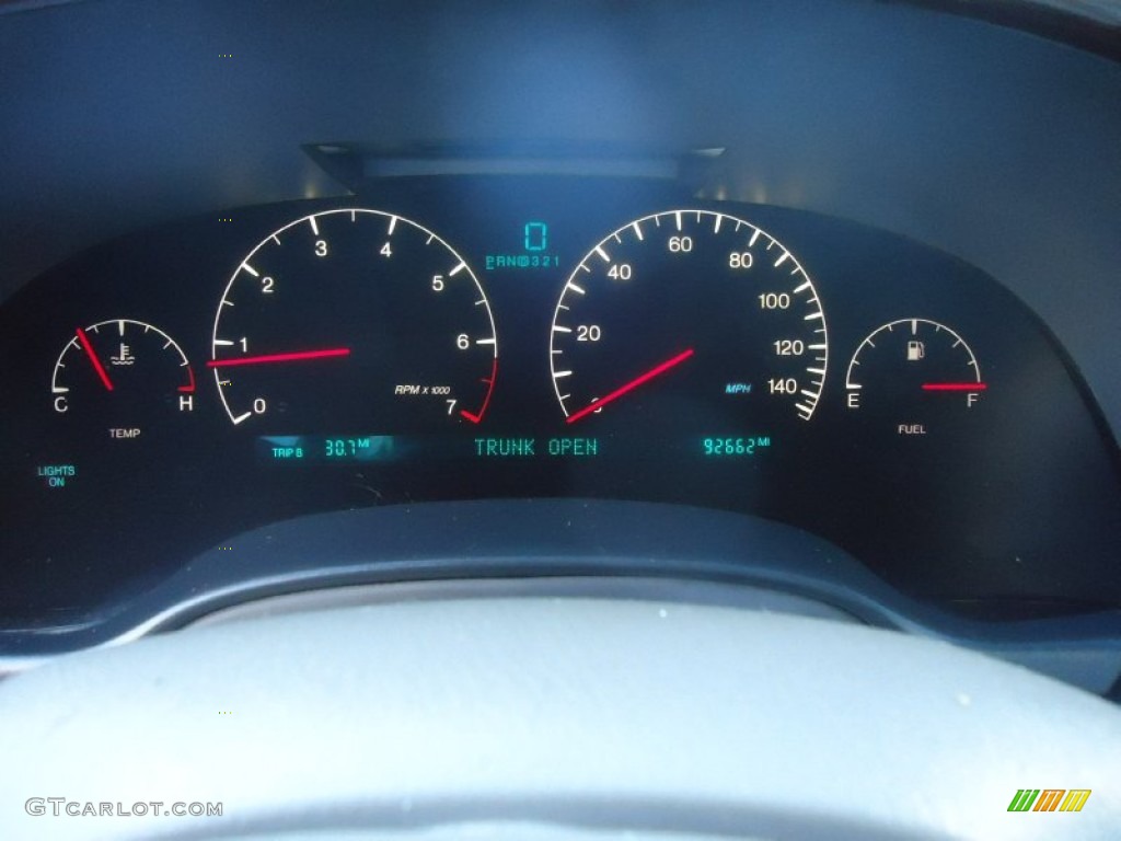 2003 Cadillac DeVille DHS Gauges Photo #71261650