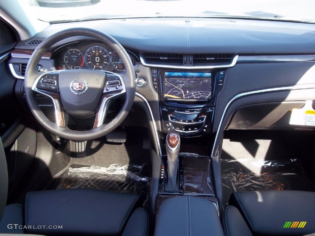 2013 Cadillac XTS Premium FWD Jet Black Dashboard Photo #71262361
