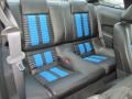 Charcoal Black/Grabber Blue 2010 Ford Mustang Shelby GT500 Coupe Interior Color
