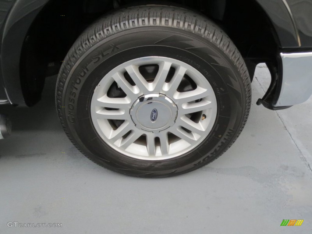 2010 F150 Lariat SuperCrew - Tuxedo Black / Tan photo #13