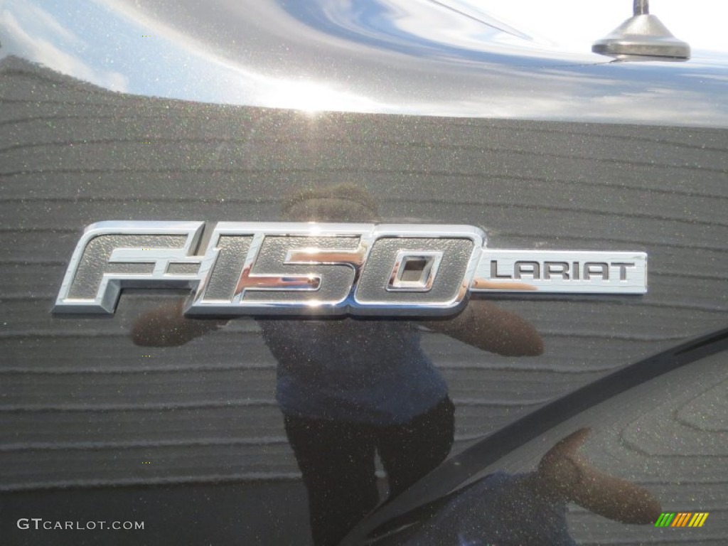2010 F150 Lariat SuperCrew - Tuxedo Black / Tan photo #14