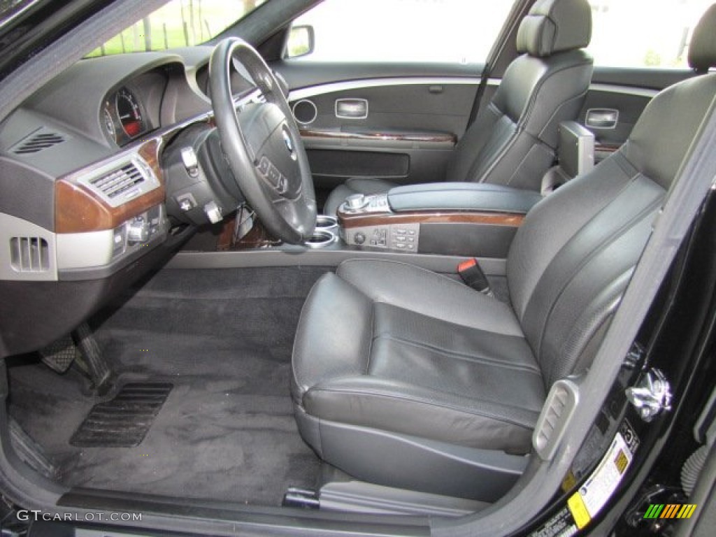 2006 BMW 7 Series 760i Sedan Front Seat Photo #71263969