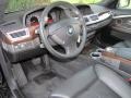 Black Nasca Leather Dashboard Photo for 2006 BMW 7 Series #71264059