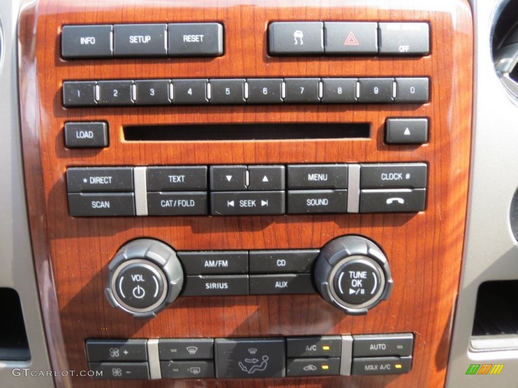 2010 F150 Lariat SuperCrew - Tuxedo Black / Tan photo #37