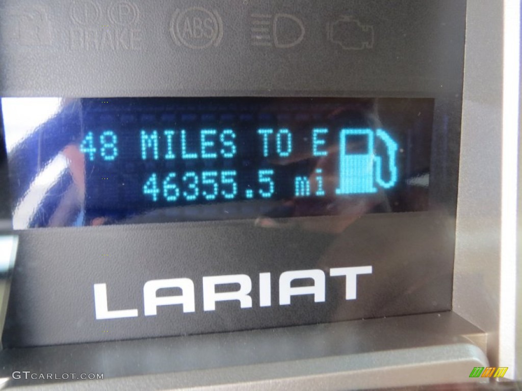 2010 F150 Lariat SuperCrew - Tuxedo Black / Tan photo #42