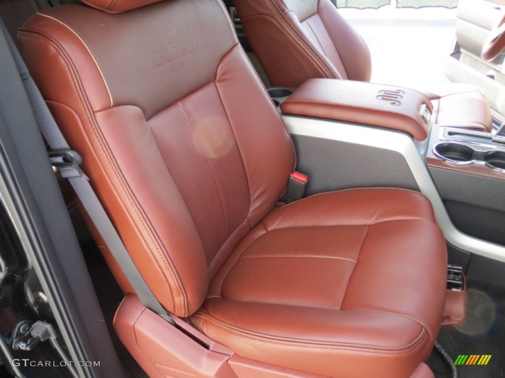 King Ranch Chaparral Leather Interior 2013 Ford F150 King Ranch SuperCrew 4x4 Photo #71264668