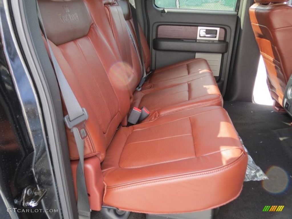 2013 Ford F150 King Ranch SuperCrew 4x4 Rear Seat Photo #71264686