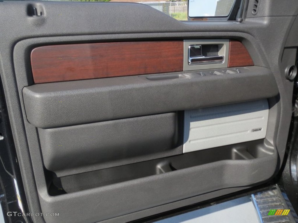 2013 Ford F150 King Ranch SuperCrew 4x4 King Ranch Chaparral Leather Door Panel Photo #71264707