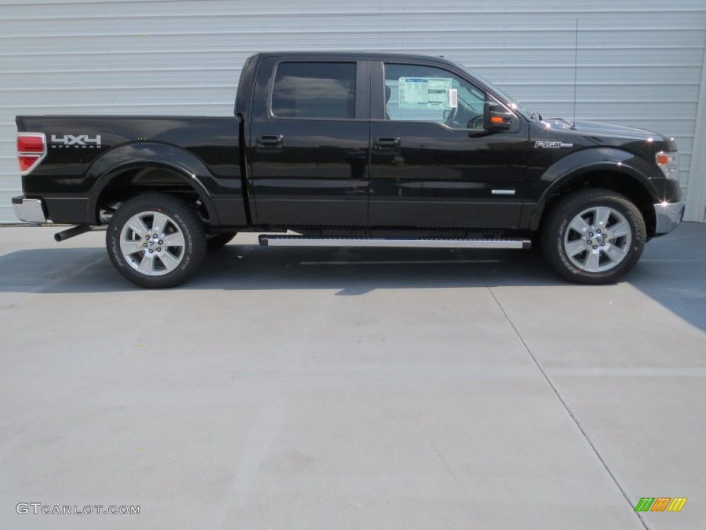 Tuxedo Black Metallic 2013 Ford F150 Lariat SuperCrew 4x4 Exterior Photo #71264866