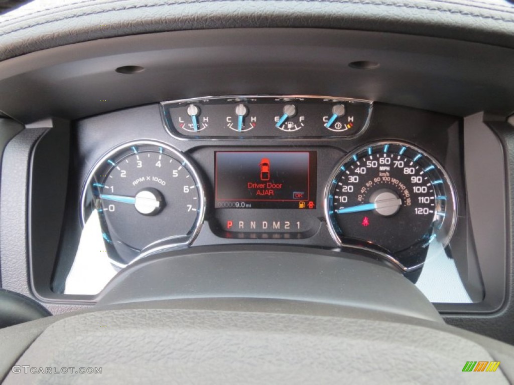 2013 Ford F150 Lariat SuperCrew 4x4 Gauges Photo #71265142