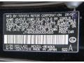 202: Black Onyx 2005 Lexus ES 330 Color Code