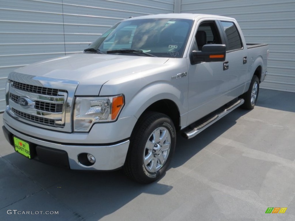 Ingot Silver Metallic 2013 Ford F150 XLT SuperCrew Exterior Photo #71265544