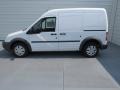Frozen White 2012 Ford Transit Connect XL Van Exterior