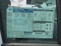 2012 Ford Transit Connect XL Van Window Sticker
