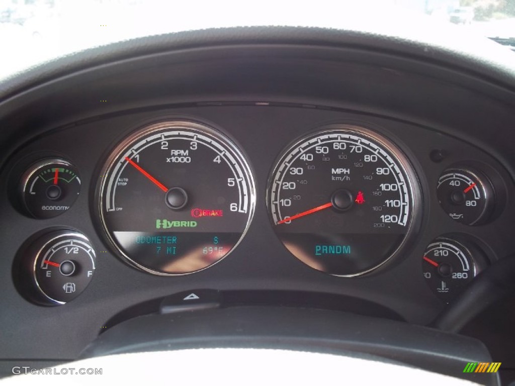 2013 Chevrolet Tahoe Hybrid 4x4 Gauges Photo #71270353