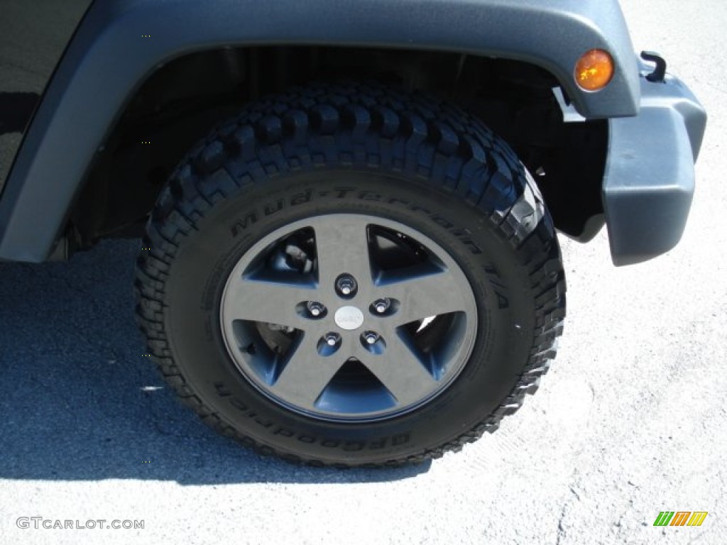 2011 Wrangler Rubicon 4x4 - Black / Black photo #10