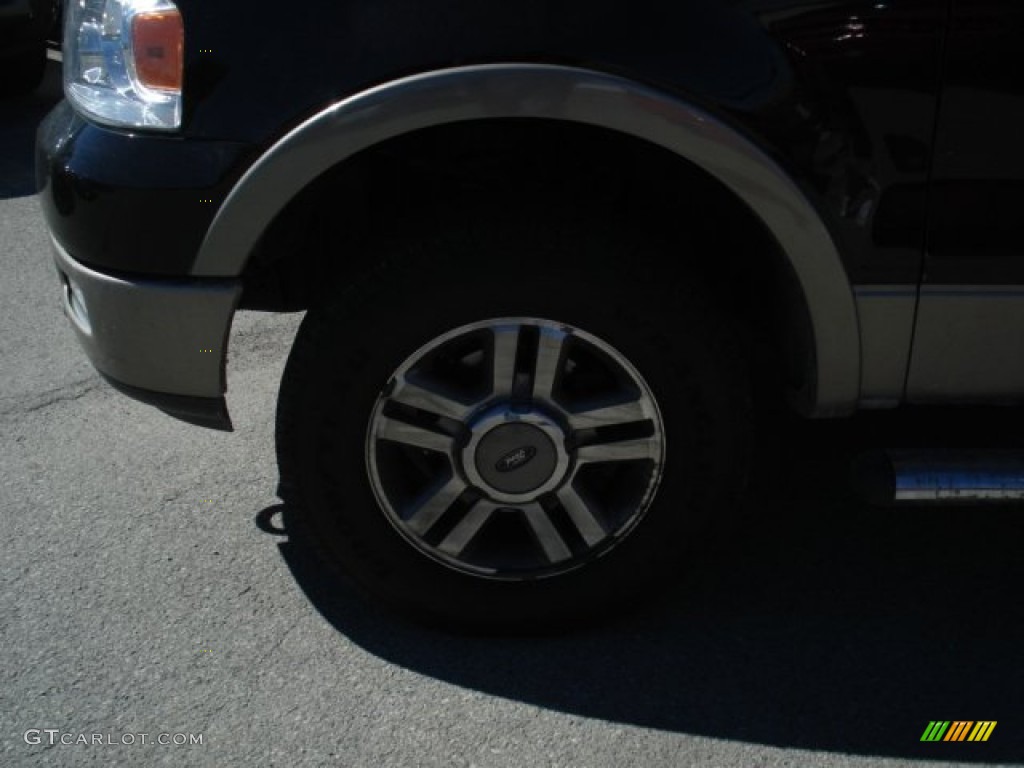 2005 F150 Lariat SuperCab 4x4 - Black / Tan photo #9