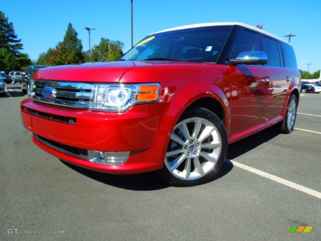 2011 Flex Limited - Red Candy Metallic / Charcoal Black photo #1