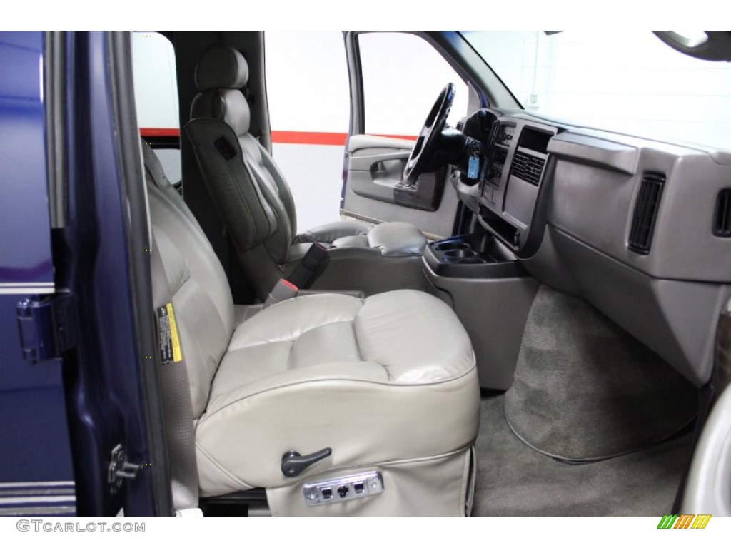 2004 Express 2500 Passenger Conversion Van - Indigo Blue Metallic / Medium Dark Pewter photo #68