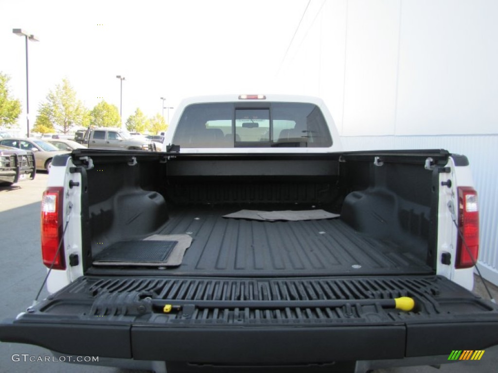 2010 F350 Super Duty Lariat Crew Cab 4x4 - White Platinum Metallic Tri-Coat / Medium Stone photo #10