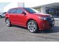 2013 Ruby Red Ford Edge Sport AWD  photo #1
