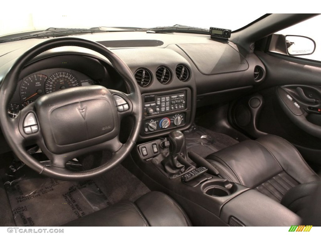 Ebony Interior 2001 Pontiac Firebird Trans Am WS-6 Convertible Photo #71275887