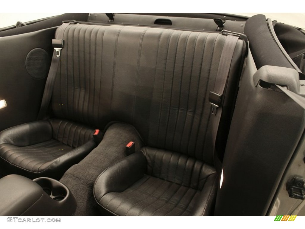 Ebony Interior 2001 Pontiac Firebird Trans Am WS-6 Convertible Photo #71276020