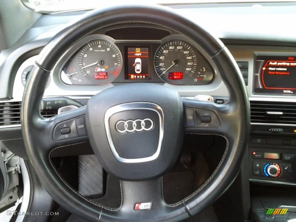2007 Audi S6 5.2 quattro Sedan Steering Wheel Photos