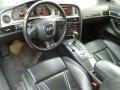 2007 Audi S6 Black Interior Prime Interior Photo