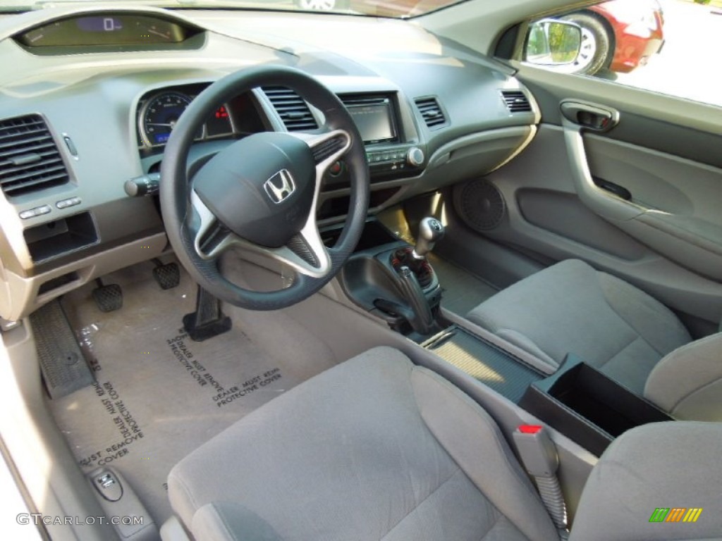 Gray Interior 2009 Honda Civic DX Coupe Photo #71278123