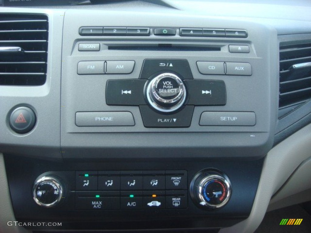 2012 Honda Civic EX Sedan Controls Photo #71278384