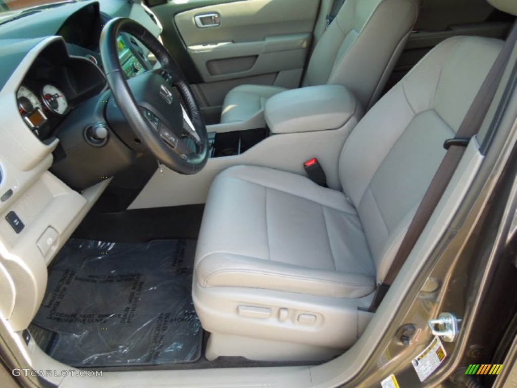 Gray Interior 2011 Honda Pilot EX-L 4WD Photo #71278447