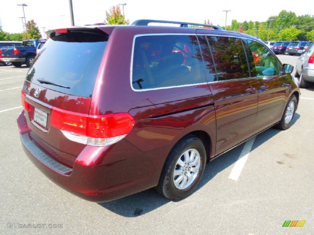 Dark Cherry Pearl 2010 Honda Odyssey EX-L Exterior Photo #71278684